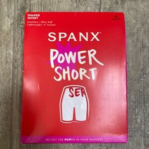 New black Spanx power shorts size Medium